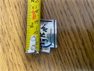 NAVAJO T.BILLY STERLING SILVER WATCH BAND END TIPS 18.8G